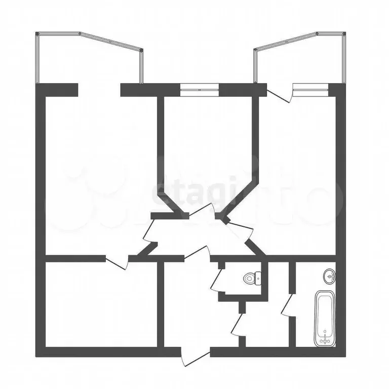 3-к. квартира, 134 м, 2/9 эт. - Фото 0