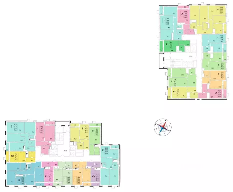 Студия Московская область, Мытищи ул. Академика Каргина, 25 (28.3 м) - Фото 1