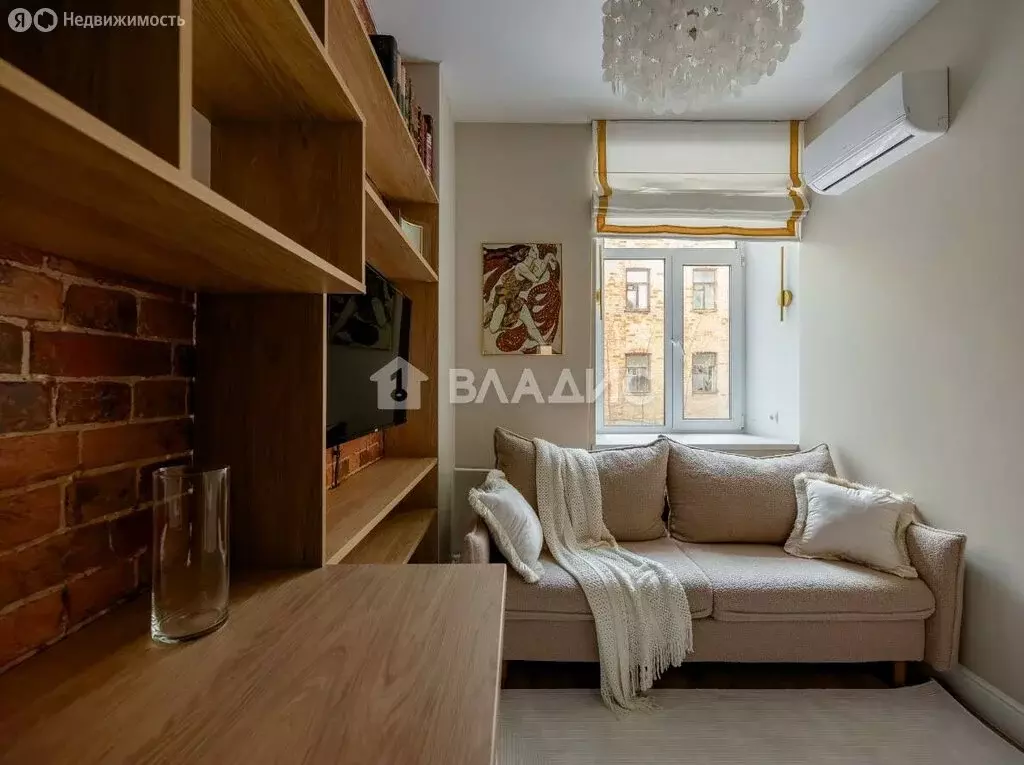 Квартира-студия: Москва, Большой Сергиевский переулок, 18 (16 м) - Фото 1