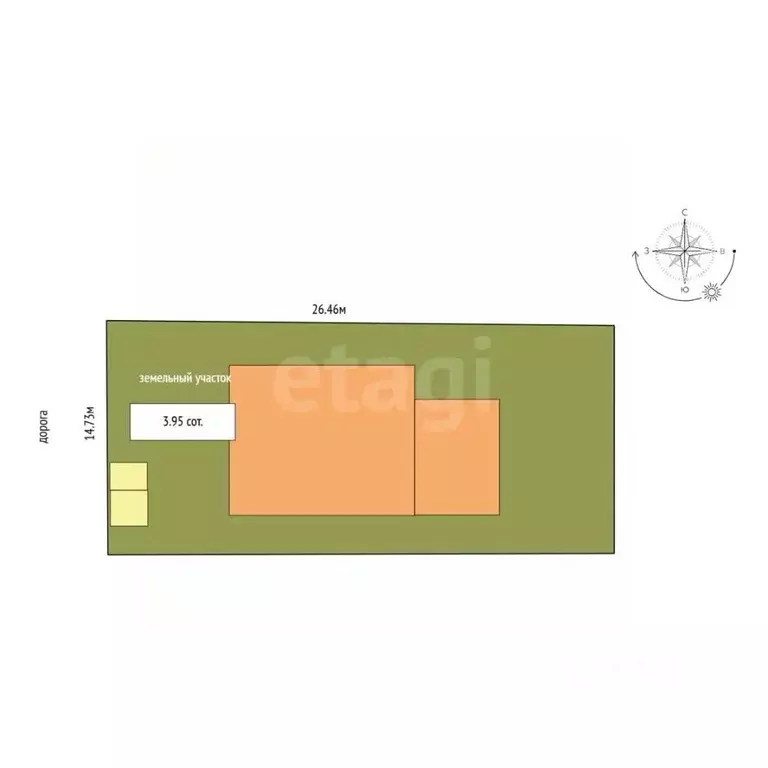 Дом в Крым, Сакский район, Суворовское с/пос, Чайка-С потребительский ... - Фото 2