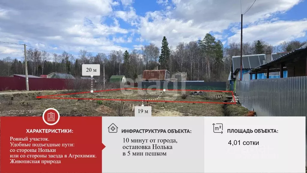Участок в Марий Эл, Медведевский район, Руэмское с/пос, Агрохимик СНТ ... - Фото 1