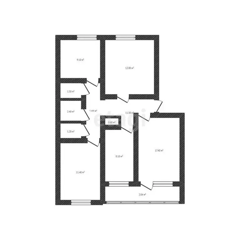 4-комнатная квартира: Салават, улица Ленина, 49А (76 м) - Фото 1