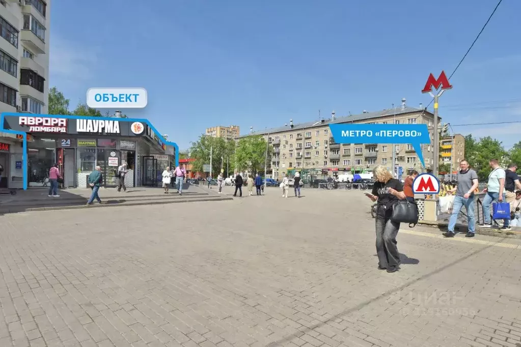 Торговая площадь в Москва 2-я Владимирская ул., 38/18 (8 м) - Фото 0