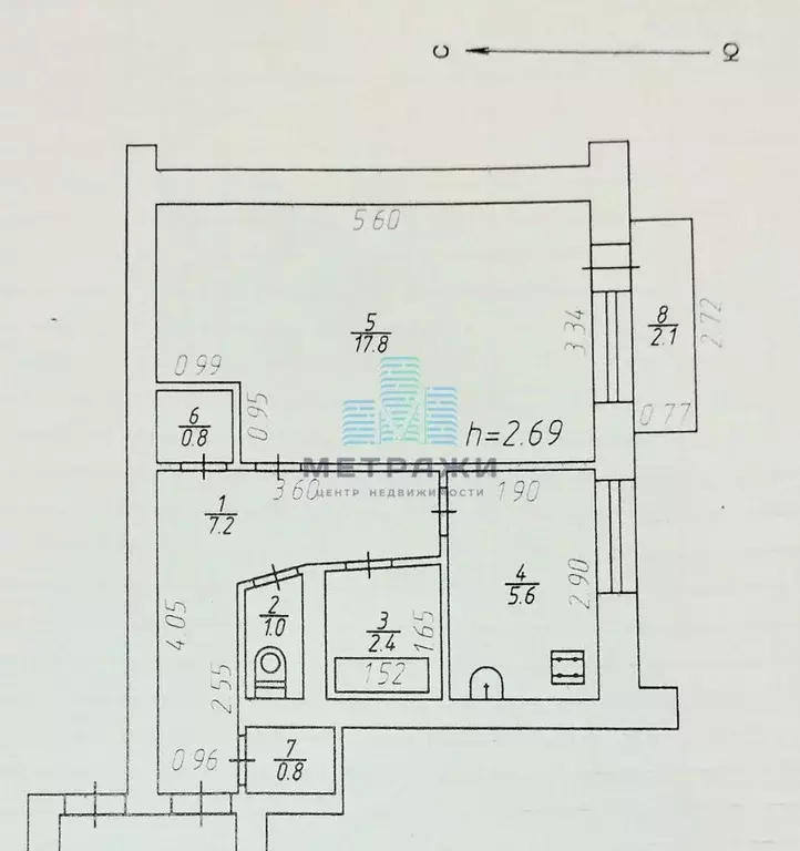 1-к кв. Калужская область, Дзержинский муниципальный округ, пос. ... - Фото 2