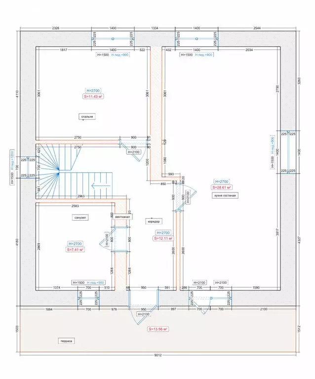 Дом в Ярославский муниципальный округ, деревня Ермолово (153 м) - Фото 2