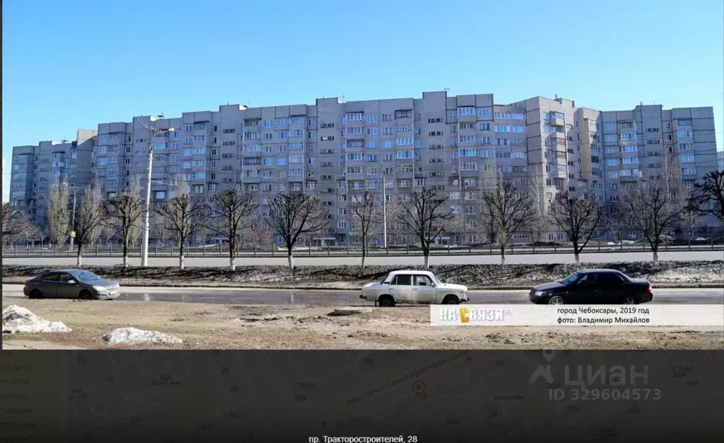Свободной планировки кв. Чувашия, Чебоксары просп. Тракторостроителей, ... - Фото 1