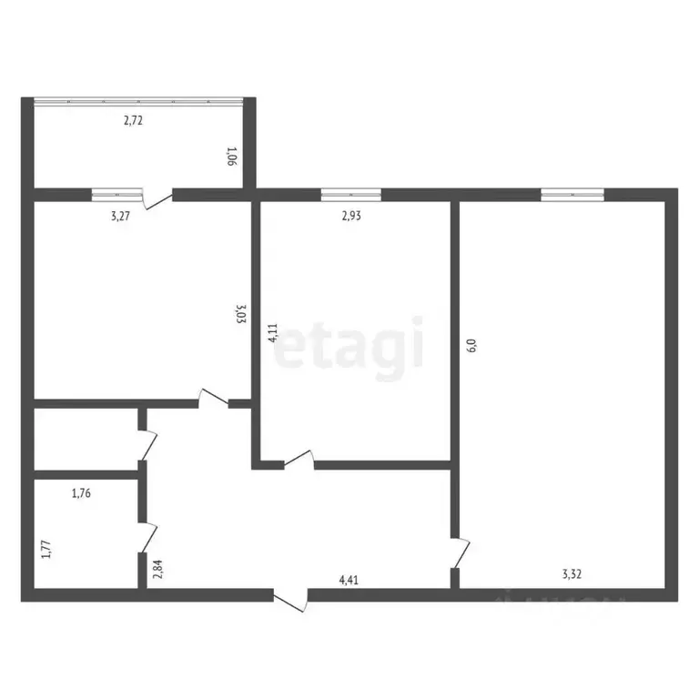 2-к кв. Амурская область, Сковородино ул. Василевского, 11 (55.7 м) - Фото 1
