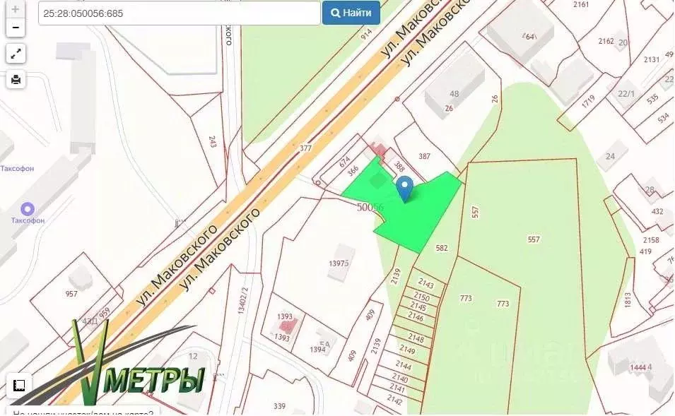 Участок в Приморский край, Владивосток ул. Маковского, 44 (20.0 сот.) - Фото 1