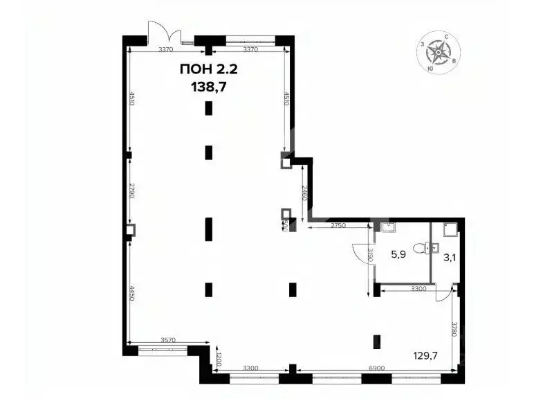 Помещение свободного назначения в Московская область, Ленинский ... - Фото 2