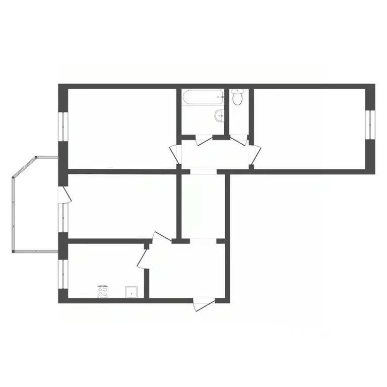 3-к кв. Тюменская область, Тюмень ул. Мельникайте, 122 (87.0 м) - Фото 2