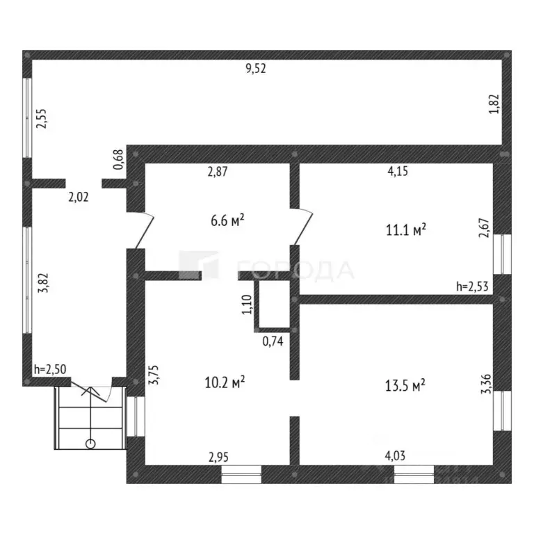 Дом в Алтайский край, Барнаул Южная ул., 74 (56 м) - Фото 2