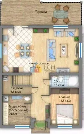 Дом в Москва № 368 кв-л,  (150 м) - Фото 2