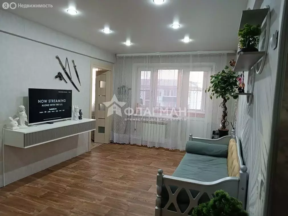 3-комнатная квартира: Усольский район, рабочий посёлок Белореченский, ... - Фото 1