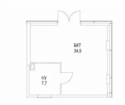 Помещение свободного назначения в Москва Жилой комплекс остров, 4-й ... - Фото 2