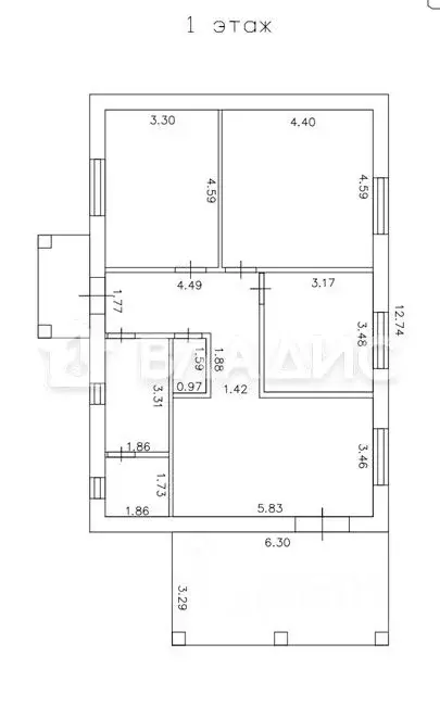 Дом в Пензенская область, с. Бессоновка ул. Центральная (115 м) - Фото 2