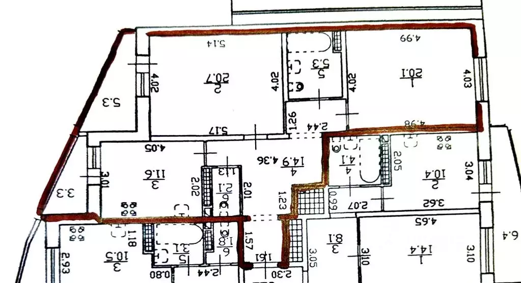 2-к кв. Санкт-Петербург просп. Обуховской обороны, 138к2 (75.0 м) - Фото 2