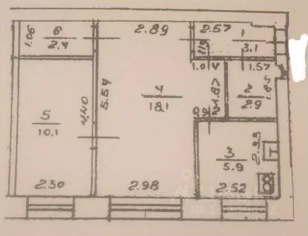 2-к кв. Башкортостан, Уфа ул. Рихарда Зорге, 38/3 (42.5 м) - Фото 1