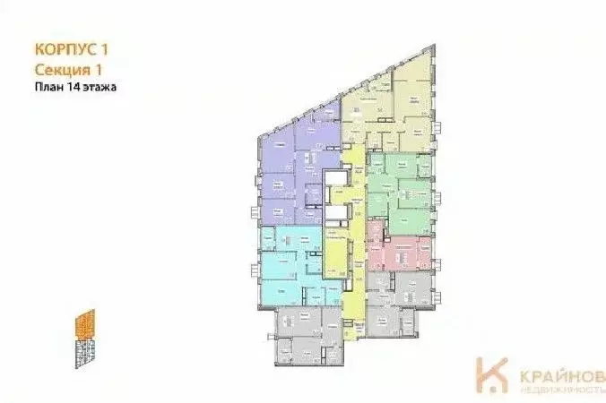 2-к кв. Воронежская область, Воронеж наб. Чуева, 7 (55.57 м) - Фото 1