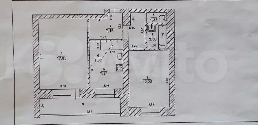 2-к. квартира, 49,9 м, 8/9 эт. - Фото 0