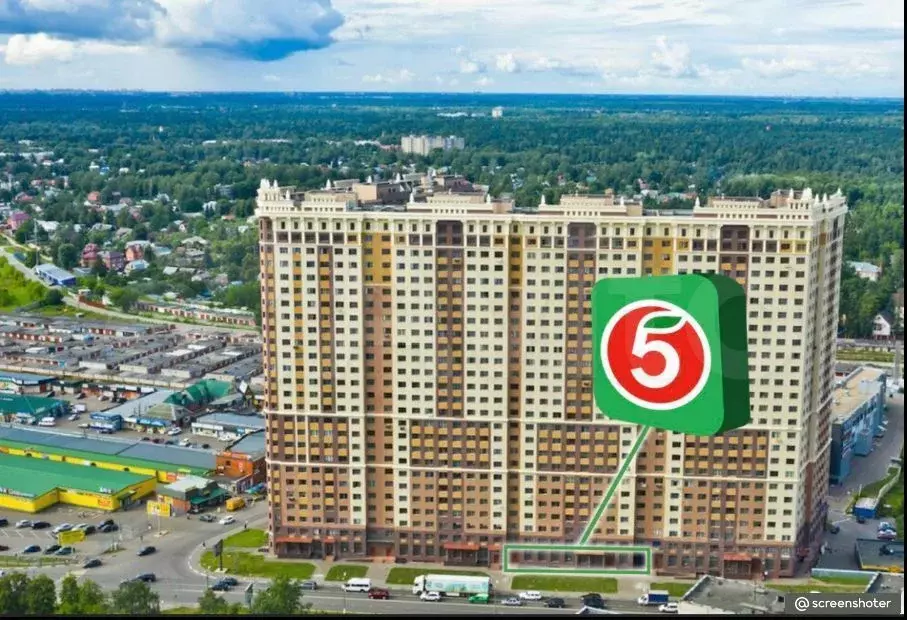 Торговая площадь в Московская область, Жуковский ул. Гагарина, 62 (580 ... - Фото 1
