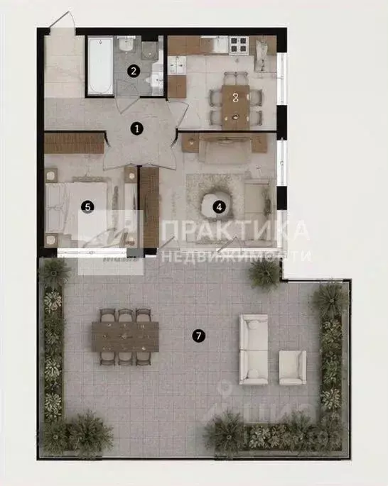 2-к кв. Москва ул. Лобановский Лес, 9 (52.7 м) - Фото 2