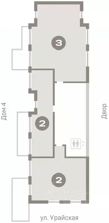 4-к кв. Тюменская область, Тюмень ул. Муравленко, 9к3 (154.73 м) - Фото 1