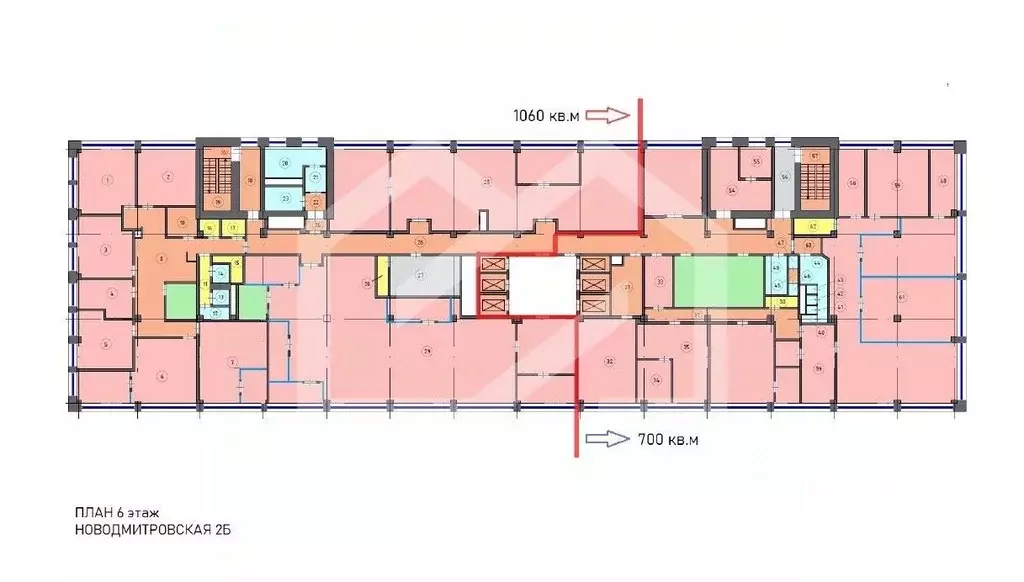 Помещение свободного назначения в Москва Новодмитровская ул., 2Б (708 ... - Фото 2