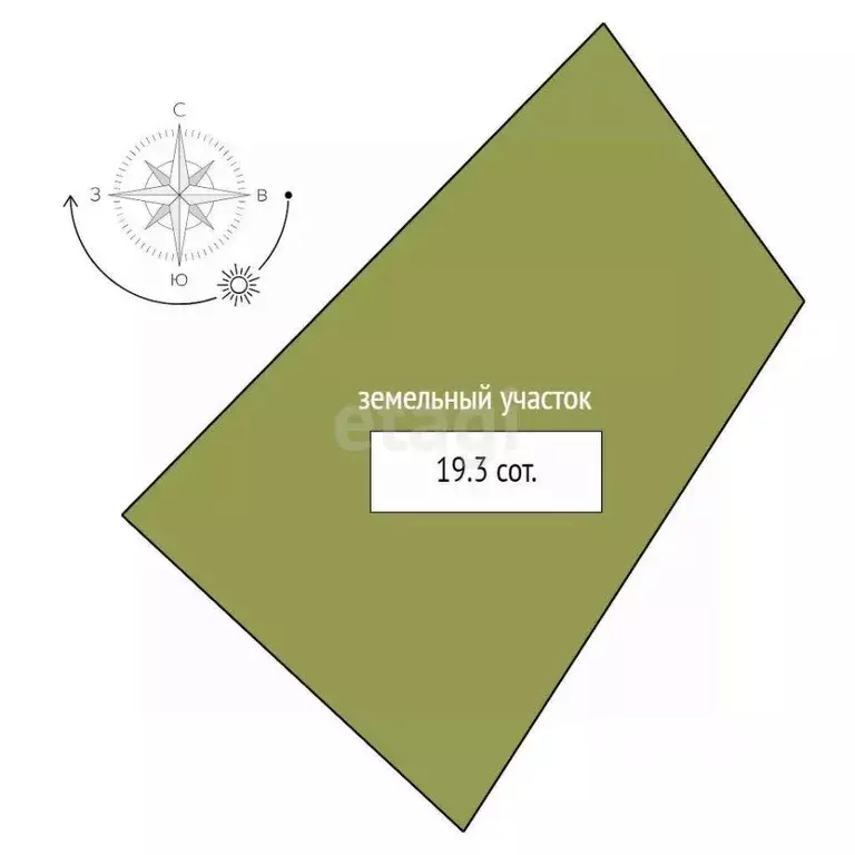 Участок в Новосибирская область, Бердск Морская ул., 29/3 (19.3 сот.) - Фото 2