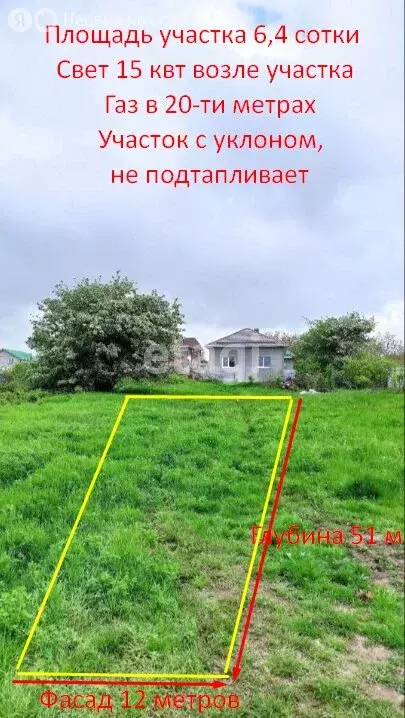 Участок в станица Анапская, Набережная улица (6.4 м) - Фото 1