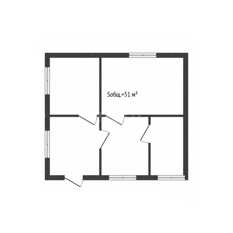 Дом в Брянская область, Новозыбков ул. Рожкова (51 м) - Фото 1