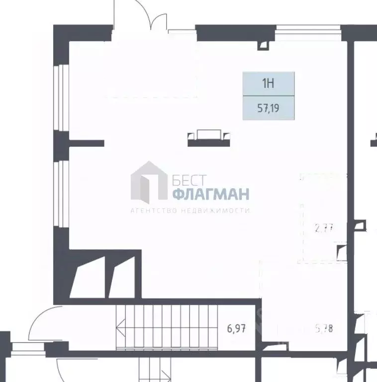 Помещение свободного назначения в Москва ул. Красовского, 2к2 (57 м) - Фото 2