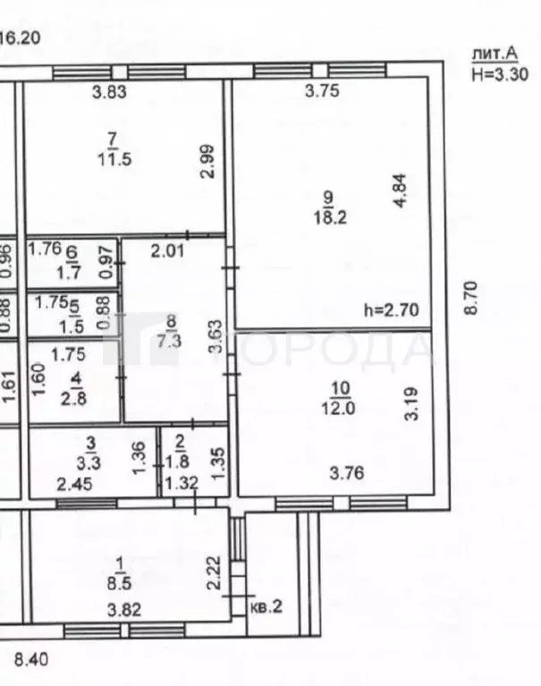 2-к кв. Алтайский край, Хабарский район, с. Коротояк ул. Мира, 4 (68.7 ... - Фото 2