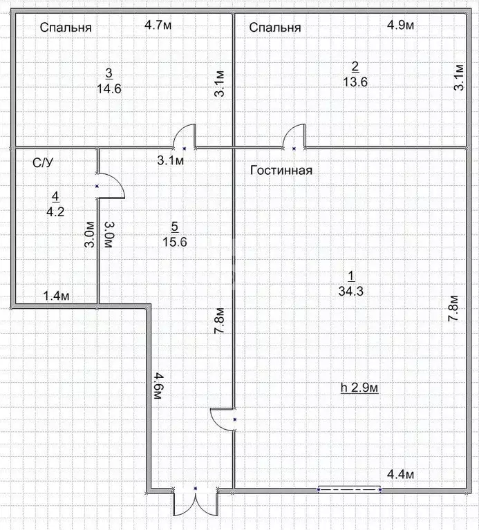 Дом в Дагестан, Дербент ул. Сальмана, 49 (97 м) - Фото 2