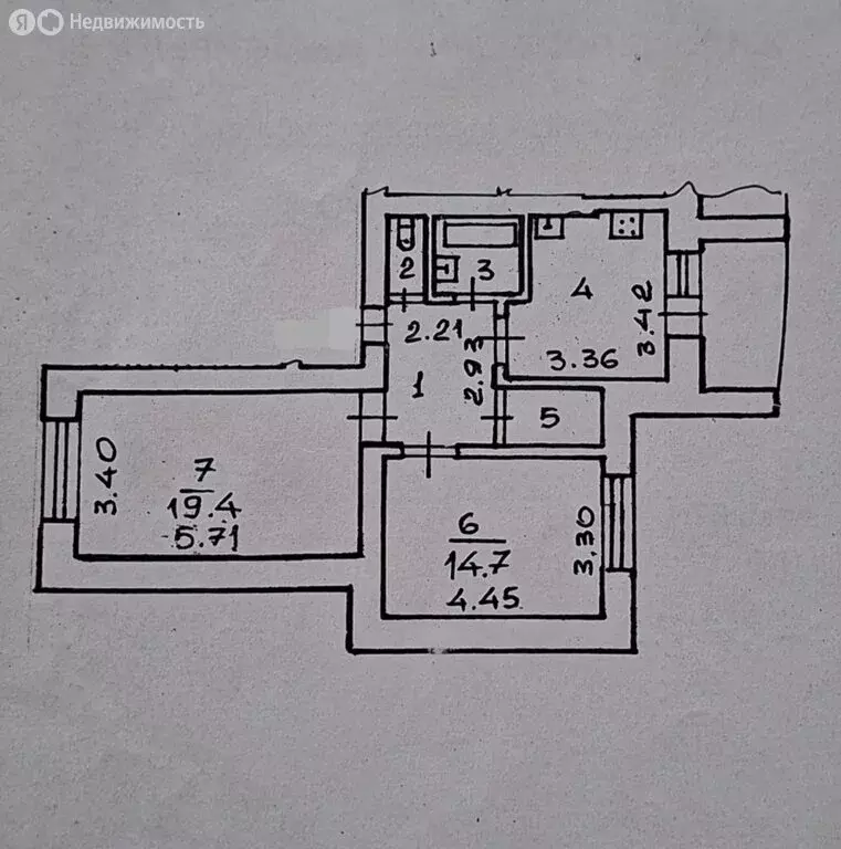 2-комнатная квартира: Великий Новгород, Нехинская улица, 30А (59.9 м) - Фото 2