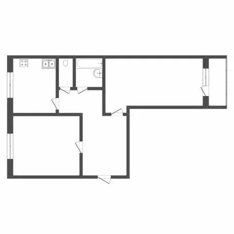 2-комнатная квартира: Тюмень, улица Достоевского, 9 (63.5 м) - Фото 1