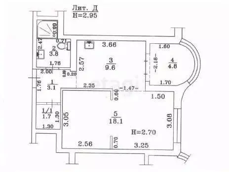 1-к кв. Краснодарский край, Анапа ул. Верхняя Дорога, 151к4 (41.1 м) - Фото 1