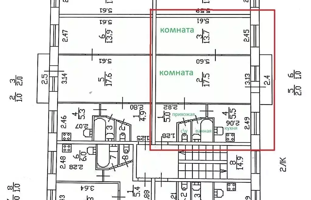 2-к кв. Санкт-Петербург Бухарестская ул., 31К3 (44.7 м) - Фото 1