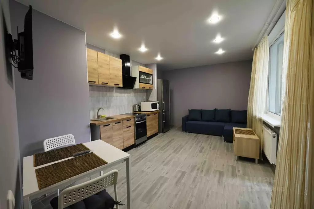 Студия Ленинградская область, Мурино Всеволожский район, просп. ... - Фото 1