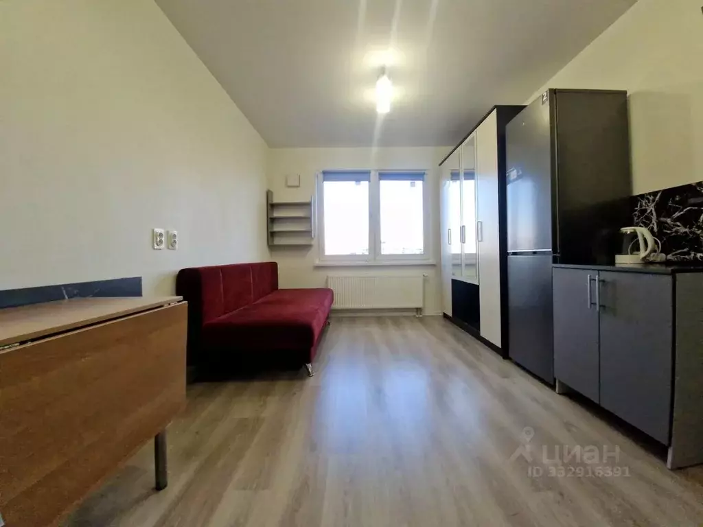 Студия Санкт-Петербург ул. Пахомовская, 14к2 (21.0 м) - Фото 2