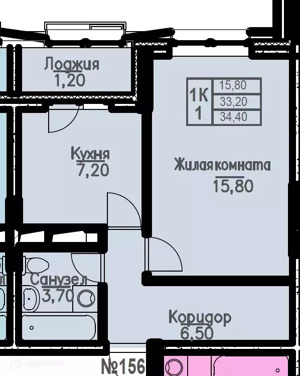 Продаётся 1-к квартира, 33.9 м - Фото 0