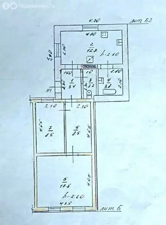 Дом в Задонск, улица Бебеля (56.7 м) - Фото 1