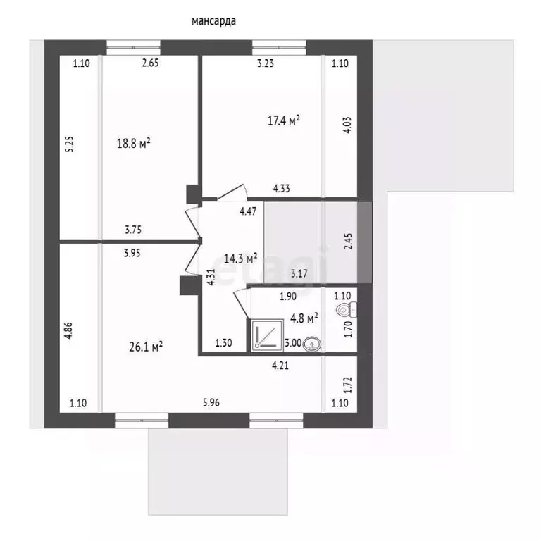 Дом в Мордовия, Саранск городской округ, с. Куликовка ул. Дачная, 94 ... - Фото 1