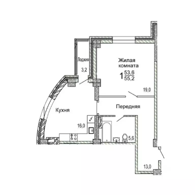 1-к кв. Приморский край, Владивостокский городской округ, пос. ... - Фото 1