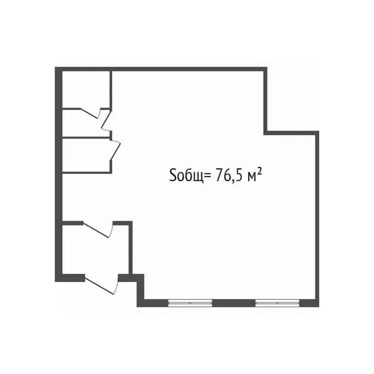 Офис в Новосибирская область, Новосибирск ул. Дуси Ковальчук, 244 (77 ... - Фото 2