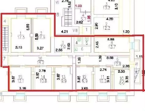Помещение свободного назначения в Москва ул. Гамалеи, 2 (219 м) - Фото 2