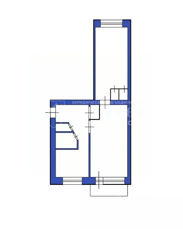 2-к кв. Кемеровская область, Кемерово ул. Юрия Смирнова, 18 (44.6 м) - Фото 1