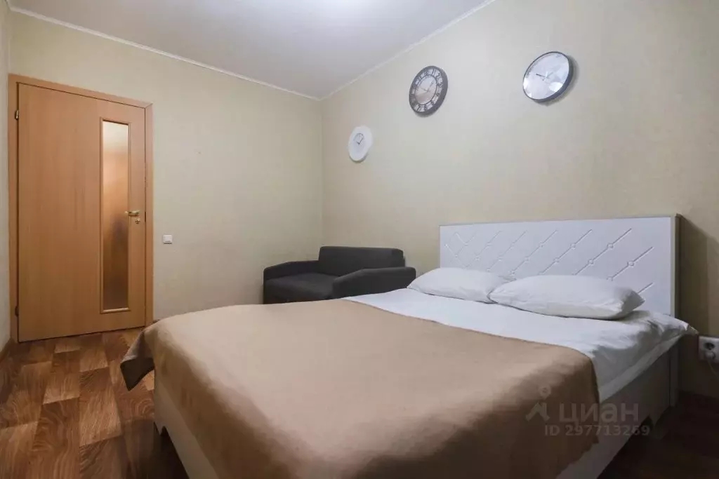 1-к кв. Красноярский край, Красноярск Взлетка мкр, ул. Батурина, 20 ... - Фото 1