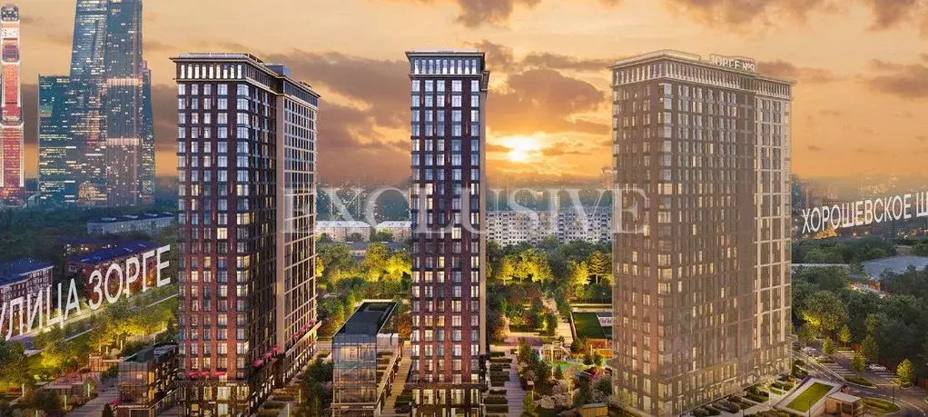 Студия Москва Зорге 9 жилой комплекс, 9Ак6 (16.9 м) - Фото 1