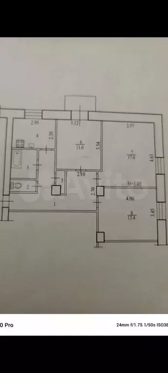 3-к. квартира, 67,5 м, 3/5 эт. - Фото 0