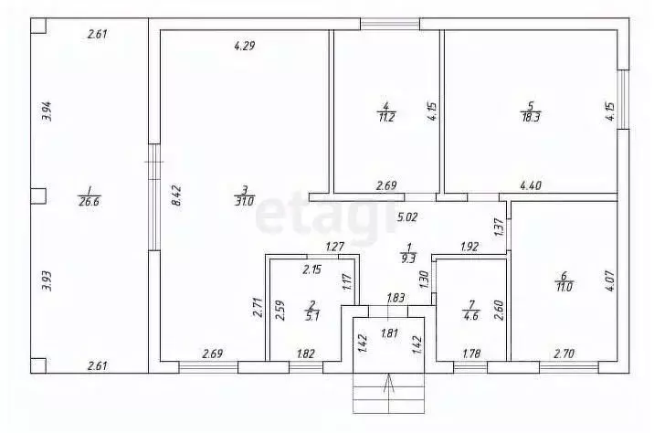 Дом в Удмуртия, Завьяловский район, д. Шудья ул. Цветочная, 11 (121 м) - Фото 1